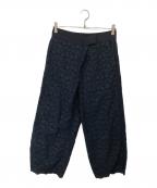 DRAWERドゥロワー）の古着「フラワーレースパンツ　FLOWER LACE PANTS　6514-236-0893」｜ネイビー