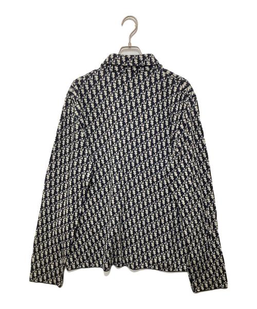 DIOR HOMME（ディオール オム）DIOR HOMME (ディオール オム) Dior Oblique Overshirt 20SS コットン オブリーク 総柄 長袖シャツ 023M550AT099 アイボリー サイズ:XLの古着・服飾アイテム