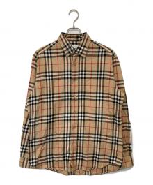 BURBERRY LONDON（バーバリーロンドン）の古着「ノバチェックシャツ CHECK SHIRTS 8020883」｜ベージュ