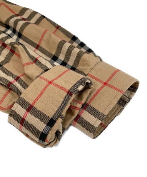 BURBERRY LONDON（バーバリーロンドン）BURBERRY LONDON (バーバリーロンドン) ノバチェックシャツ CHECK SHIRTS 8020883 ベージュ サイズ:Lの古着・服飾アイテム