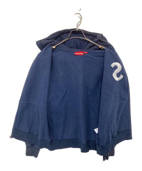 SUPREME（シュプリーム）SUPREME (シュプリーム) S LOGO ZIP UP HOODIE　Sロゴジップアップフーディ　FW23 ネイビー サイズ:Mの古着・服飾アイテム