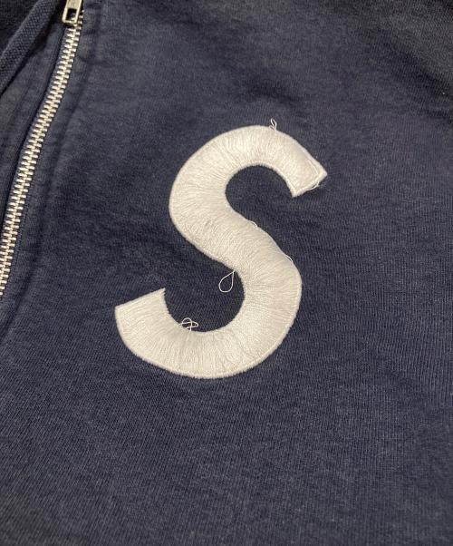 SUPREME（シュプリーム）SUPREME (シュプリーム) S LOGO ZIP UP HOODIE　Sロゴジップアップフーディ　FW23 ネイビー サイズ:Mの古着・服飾アイテム