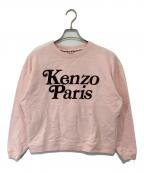 KENZO×VERDYケンゾー×ヴェルディ）の古着「ロゴワッペンスウェット　LOGO SWEAT　FE52SW1274MF」｜ピンク