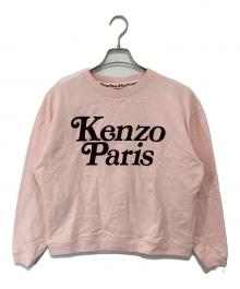 KENZO×VERDY（ケンゾー×ヴェルディ）の古着「ロゴワッペンスウェット　LOGO SWEAT　FE52SW1274MF」｜ピンク