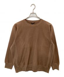 AURALEE（オーラリー）の古着「SUPER MILLED SWEAT P/O　スーパー ミルド スウェット プルオーバー」｜ブラウン