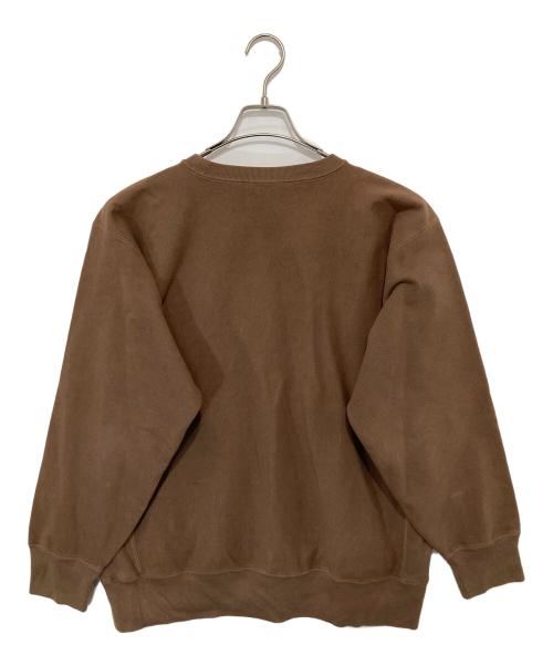 AURALEE（オーラリー）AURALEE (オーラリー) SUPER MILLED SWEAT P/O　スーパー ミルド スウェット プルオーバー ブラウン サイズ:3の古着・服飾アイテム