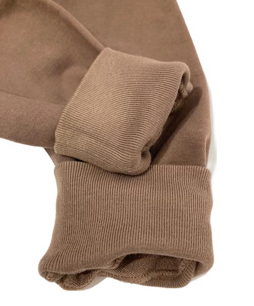 AURALEE（オーラリー）AURALEE (オーラリー) SUPER MILLED SWEAT P/O　スーパー ミルド スウェット プルオーバー ブラウン サイズ:3の古着・服飾アイテム