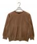 AURALEE（オーラリー）の古着「SUPER MILLED SWEAT P/O　スーパー ミルド スウェット プルオーバー」｜ブラウン