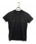 1piu1uguale3（ウノピュウノウグァーレトレ）の古着「HYBRID CREW MIRROR LOGO TEE SHIRT MA004 ロゴプリントＴシャツ MIKURU ASAKURA」｜ブラック