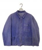 USEDユーズド）の古着「モールスキンワークジャケット　MOLESKIN WORK JACKET」｜ネイビー