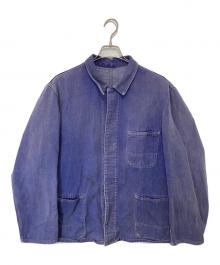USED（ユーズド）の古着「モールスキンワークジャケット　MOLESKIN WORK JACKET」｜ネイビー