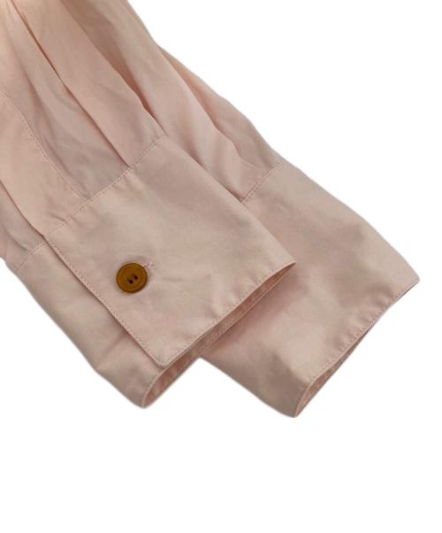 Vivienne Westwood RED LABEL（ヴィヴィアンウエストウッドレッドレーベル）Vivienne Westwood RED LABEL (ヴィヴィアンウエストウッドレッドレーベル) ボウタイオーブ刺繍シャツ　356-01-88029 ピンク サイズ:Mの古着・服飾アイテム