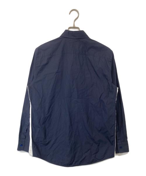 MARNI（マルニ）MARNI (マルニ) line shirts　サイドラインシャツ　M05DL0079 S44928 ネイビー サイズ:46の古着・服飾アイテム