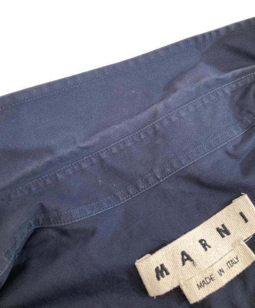 MARNI（マルニ）MARNI (マルニ) line shirts　サイドラインシャツ　M05DL0079 S44928 ネイビー サイズ:46の古着・服飾アイテム