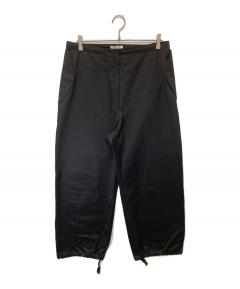 中古・古着通販】HYKE (ハイク) BACK SATIN BAKER PANTS バックサテン