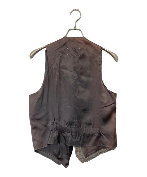 Maison Margiela（メゾンマルジェラ）Maison Margiela (メゾンマルジェラ) 再構築 アーティザナル復刻ジレ　S30FB0085 S47463 グレー サイズ:46の古着・服飾アイテム