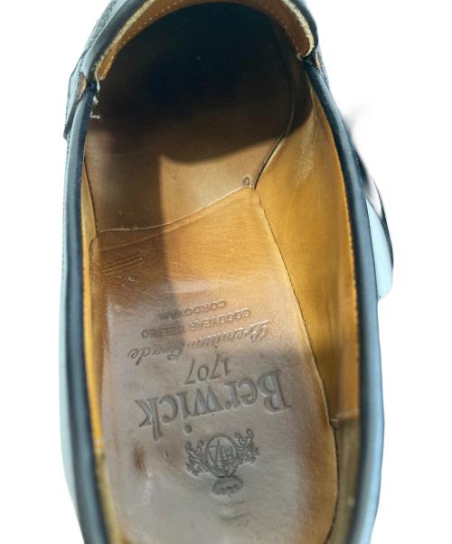 berwick（バーウィック）berwick (バーウィック) コードバン コインローファー ブラック サイズ:6 1/2の古着・服飾アイテム