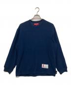 SUPREMEシュプリーム）の古着「25SS Polartec Mesh L/S Football top ポーラテック メッシュフットボールロンT」｜ネイビー