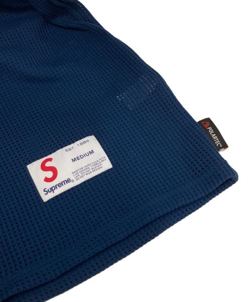 SUPREME（シュプリーム）SUPREME (シュプリーム) 25SS Polartec Mesh L/S Football top ポーラテック メッシュフットボールロンT ネイビー サイズ:Mの古着・服飾アイテム