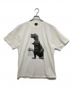 stussyステューシー）の古着「復刻T-REX BIG AND MEATY TEE」｜ホワイト