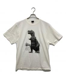 stussy（ステューシー）の古着「復刻T-REX BIG AND MEATY TEE」｜ホワイト