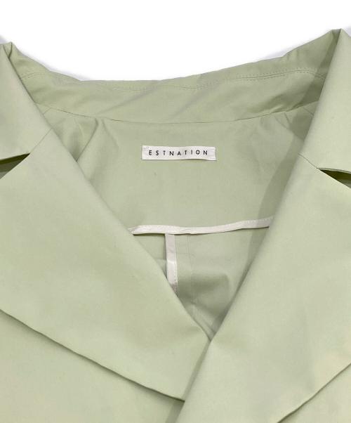 ESTNATION（エストネーション）ESTNATION (エストネーション) タスランドレスラップコート グリーン サイズ:36の古着・服飾アイテム