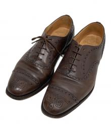 CHURCH'S（チャーチ）の古着「内羽根 メダリオンシューズ ブローグシューズ DIPLOMAT ディプロマット 173ラスト」｜ブラック