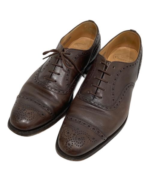 CHURCH'S（チャーチ）CHURCH'S (チャーチ) 内羽根 メダリオンシューズ ブローグシューズ DIPLOMAT ディプロマット 173ラスト ブラック サイズ:80Fの古着・服飾アイテム