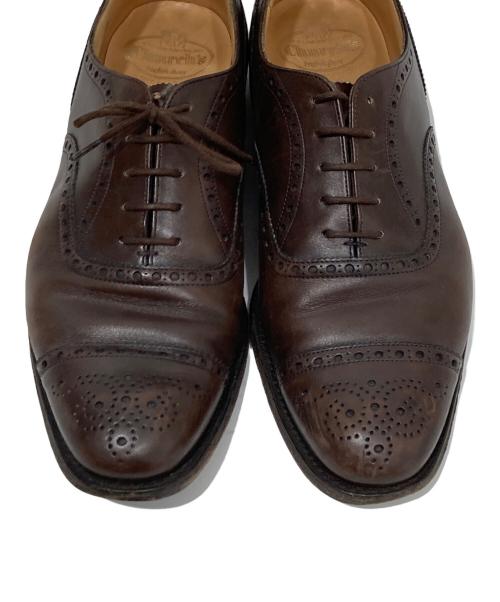 CHURCH'S（チャーチ）CHURCH'S (チャーチ) 内羽根 メダリオンシューズ ブローグシューズ DIPLOMAT ディプロマット 173ラスト ブラック サイズ:80Fの古着・服飾アイテム