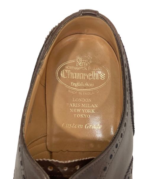 CHURCH'S（チャーチ）CHURCH'S (チャーチ) 内羽根 メダリオンシューズ ブローグシューズ DIPLOMAT ディプロマット 173ラスト ブラック サイズ:80Fの古着・服飾アイテム