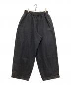 FREAK'S STORE×UMBROフリークスストア×アンブロ）の古着「別注 Wide Denim Pants」｜グレー