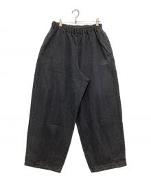 FREAK'S STORE×UMBRO（フリークスストア×アンブロ）の古着「別注 Wide Denim Pants」｜グレー