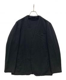 SOPHNET.（ソフネット）の古着「ノーカラーウールジャケット」｜ブラック