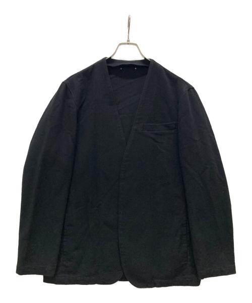 SOPHNET.（ソフネット）SOPHNET. (ソフネット) ノーカラーウールジャケット ブラック サイズ:XLの古着・服飾アイテム
