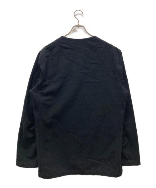 SOPHNET.（ソフネット）SOPHNET. (ソフネット) ノーカラーウールジャケット ブラック サイズ:XLの古着・服飾アイテム