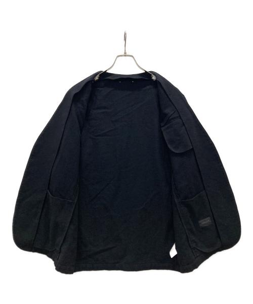 SOPHNET.（ソフネット）SOPHNET. (ソフネット) ノーカラーウールジャケット ブラック サイズ:XLの古着・服飾アイテム