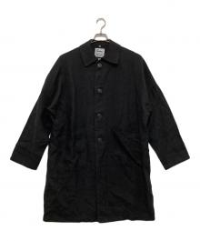 SOPHNET.×Yarmo（ソフネット×ヤーモ）の古着「LINEN DUSTER COAT」｜ブラック