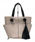 TOD'Sトッズ）の古着「タッセル バケットバッグ」｜ピンク