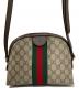GUCCI (グッチ) オフィディア スモール ショルダーバッグ ブラウン：80000円