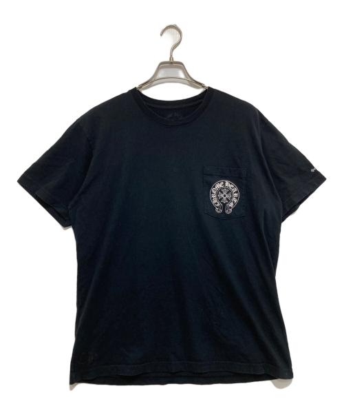CHROME HEARTS（クロムハーツ）CHROME HEARTS (クロムハーツ) Horse shoe logo pocket T-shirts ブラック サイズ:XLの古着・服飾アイテム