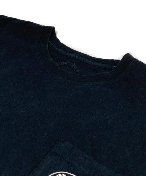 CHROME HEARTS（クロムハーツ）CHROME HEARTS (クロムハーツ) Horse shoe logo pocket T-shirts ブラック サイズ:XLの古着・服飾アイテム