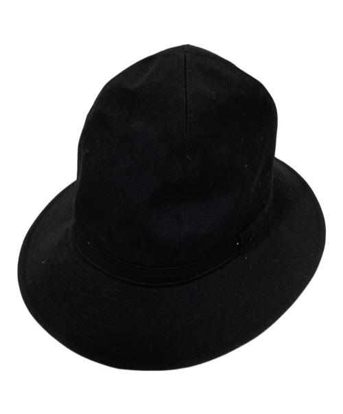 Yohji Yamamoto pour homme（ヨウジヤマモト プールオム）Yohji Yamamoto pour homme (ヨウジヤマモト プールオム) ハット ブラック サイズ:5の古着・服飾アイテム