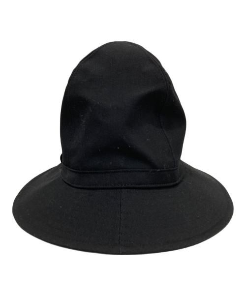 Yohji Yamamoto pour homme（ヨウジヤマモト プールオム）Yohji Yamamoto pour homme (ヨウジヤマモト プールオム) ハット ブラック サイズ:5の古着・服飾アイテム