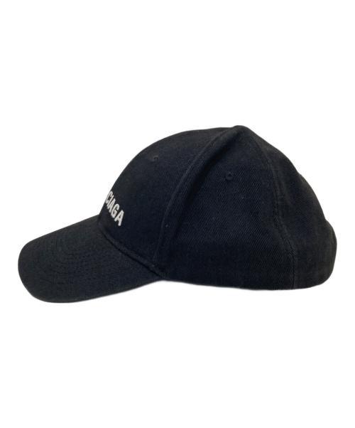 BALENCIAGA（バレンシアガ）BALENCIAGA (バレンシアガ) ロゴキャップ ブラック サイズ:Lの古着・服飾アイテム