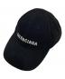 BALENCIAGA（バレンシアガ）の古着「ロゴキャップ」｜ブラック