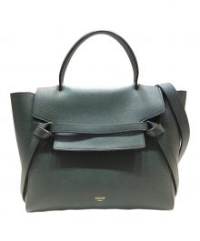 CELINE（セリーヌ）の古着「Belt Bag Micro ベルトバッグ マイクロ」｜グリーン