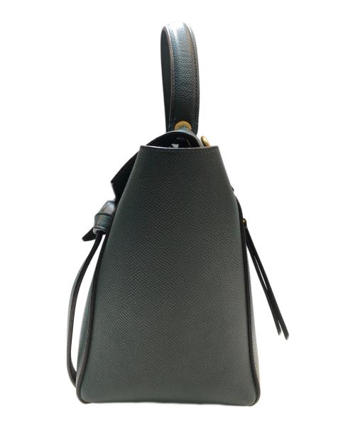 CELINE（セリーヌ）CELINE (セリーヌ) Belt Bag Micro ベルトバッグ マイクロ グリーンの古着・服飾アイテム