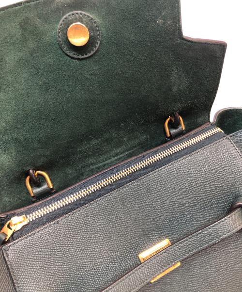 CELINE（セリーヌ）CELINE (セリーヌ) Belt Bag Micro ベルトバッグ マイクロ グリーンの古着・服飾アイテム