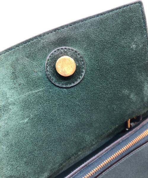 CELINE（セリーヌ）CELINE (セリーヌ) Belt Bag Micro ベルトバッグ マイクロ グリーンの古着・服飾アイテム