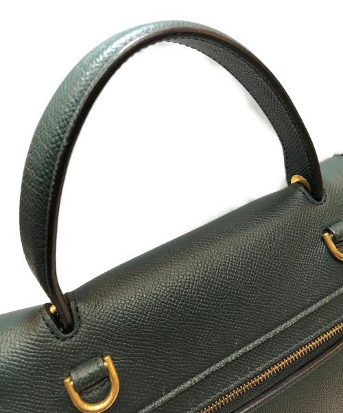 CELINE（セリーヌ）CELINE (セリーヌ) Belt Bag Micro ベルトバッグ マイクロ グリーンの古着・服飾アイテム